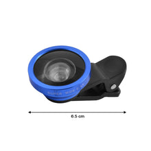 Combo..Universal Clip-On Selfie Camera Lens (1 Set) +Selfie Flash Ring Light with 3 Level of Brightness (1 Pc)