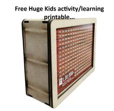 Wooden Piggy Bank for Kids & Adults, Coin Box with Carved Design, Savings Box, Mini Bank, Donation Box, Smart MoneyBox, Wooden Coin Box, Money Saver, Piggy Bank with Numbers..Get Huge free educational printable free...