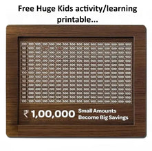 Wooden Piggy Bank for Kids & Adults, Coin Box with Carved Design, Savings Box, Mini Bank, Donation Box, Smart MoneyBox, Wooden Coin Box, Money Saver, Piggy Bank with Numbers..Get Huge free educational printable free...