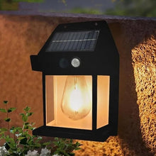 Solar Wall Lights  Lamp Outdoor Wireless Dusk To Dawn Porch Lights Fixture Solar Wall Lantern With 3 Modes  Motion Sensor Waterproof Exterior Lighting With Clear Panel (1 Pc )