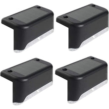 4-Piece Solar Waterproof Garden, Stair & Railing Lights