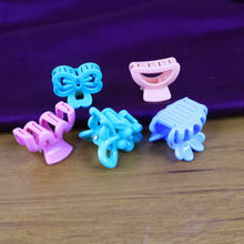 Plastic Small Hair Clips for Girls Kids Hair Accessories (3 Pcs Set / Mix Color & Design)