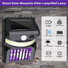 Bug Zapper Outdoor/Indoor 2 In 1 Solar Mosquito Zapper Lamps (1 Pc)