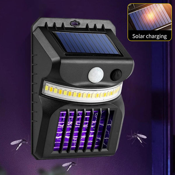 Bug Zapper Outdoor/Indoor 2 In 1 Solar Mosquito Zapper Lamps (1 Pc)