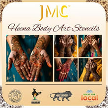 Unique Stuffs Trendy Beautiful Stencils| Heena Mehandi Mehendi Tattoo Stencil Stensils Sticker| Set of 14 piece| Heena Art Temporary Tatto for Kids, Girls & Women; Free Huge collection of learning printables along with this purchase...
