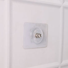 Heavy Duty Transparent Adhesive Wall Hook with Stainless Steel Screw Head (1 Pc)