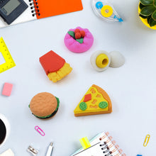 3D Food-Shaped Colorful Eraser Set – Cute Novelty Mini Erasers for Kids (5 Pc Set)