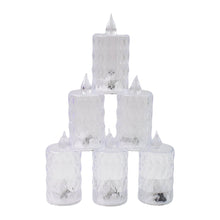Crystal Effect LED Flameless Candle Set