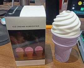 Ice Cream Cone Shape Air Freshener Humidifier (1Pc / Purple )