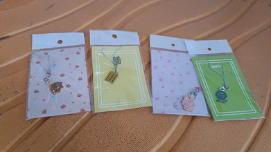 Cartoon Metal Mobile Straps and Keychains (1 Pc & mix Design)