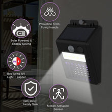 Bug Zapper Outdoor/Indoor 2 In 1 Solar Mosquito Zapper Lamps (1 Pc)