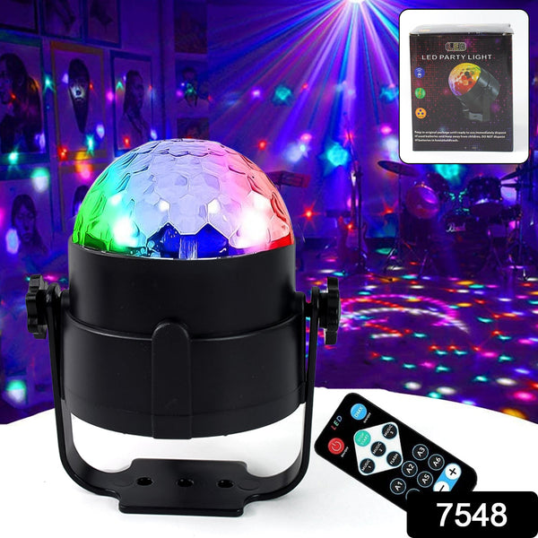 2 Nos  Party Lights, DJ Stage Light Disco Ball Light USB Charging Party Stage Lamp Party Light for Home Bar Car Wedding Holiday Party, Party Gift Kids Birthday